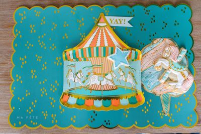Fun Fair Carousel Plate - 8 Pk