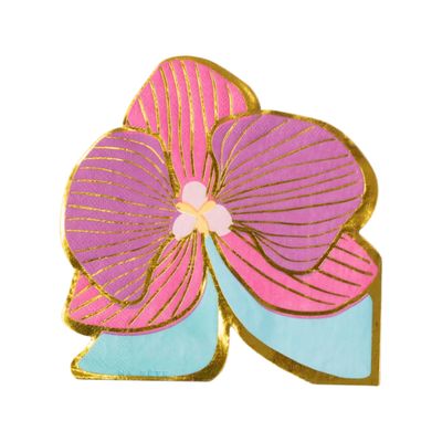 Tropical Collection, Orchid Napkin - 16 Pk