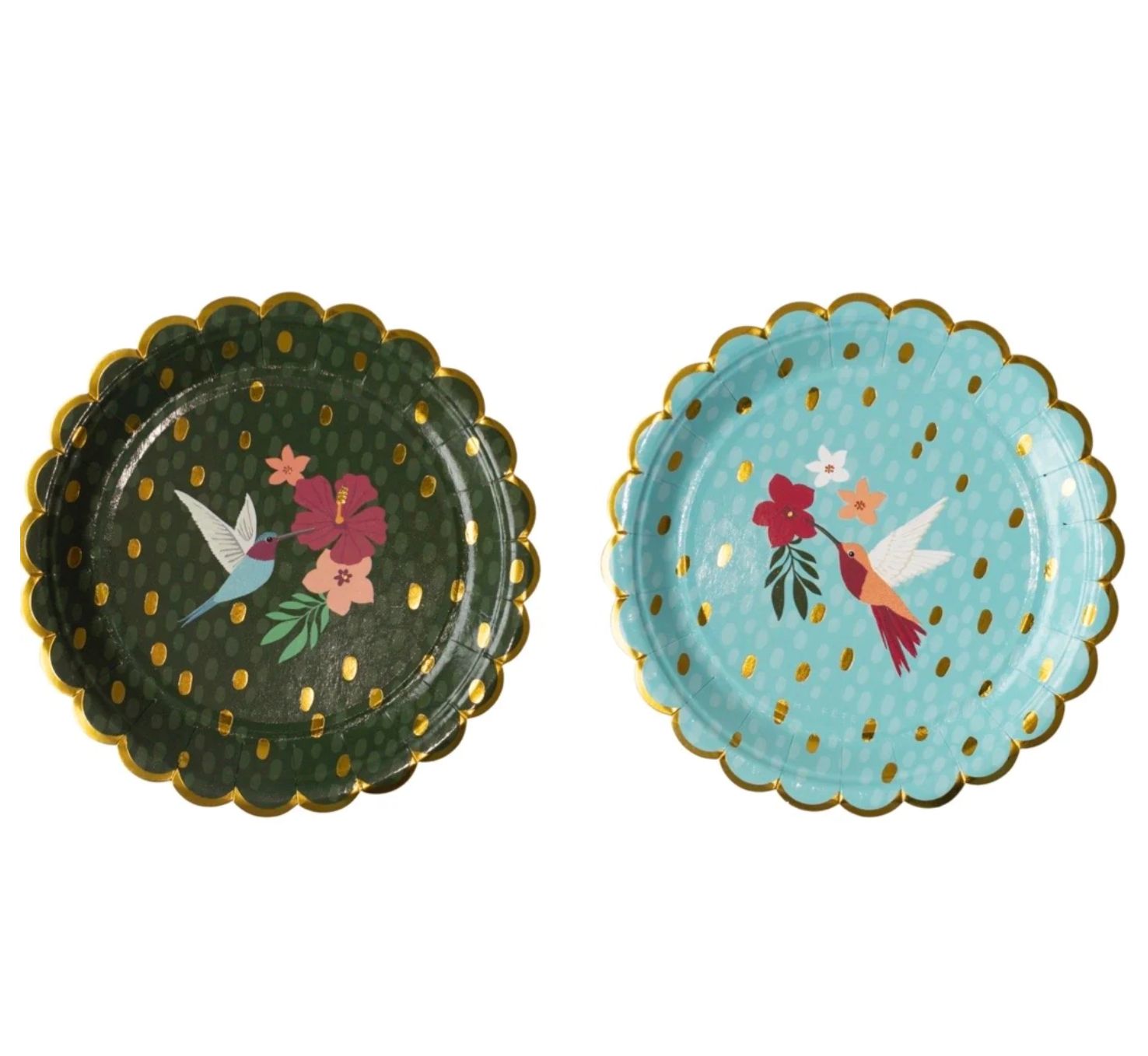 Tropical Collection Dessert Plates - 8 Pk