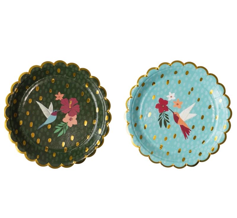 Tropical Collection Dessert Plates - 8 Pk