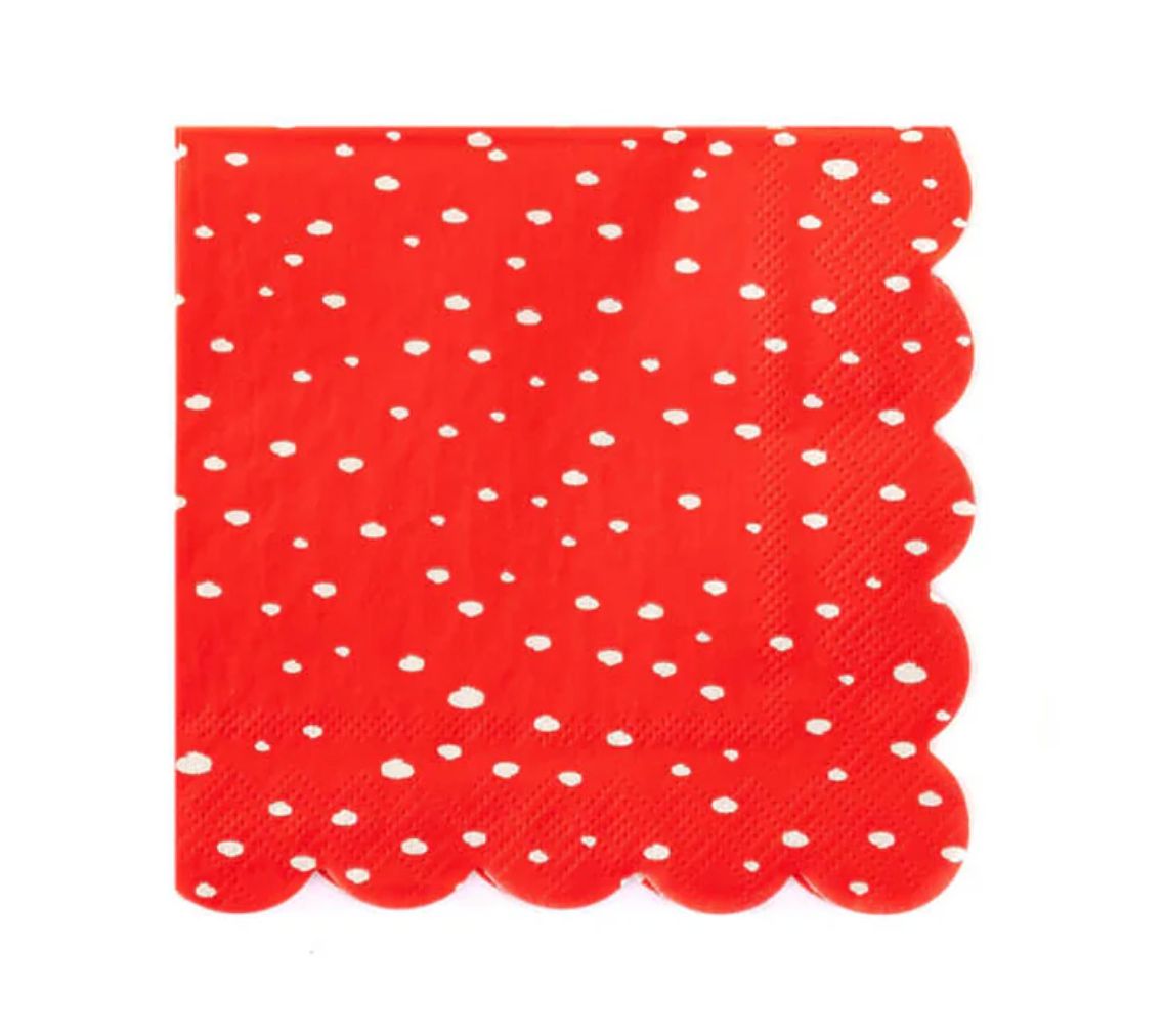 Dear Rudolph Snow Napkin - 18 Pk