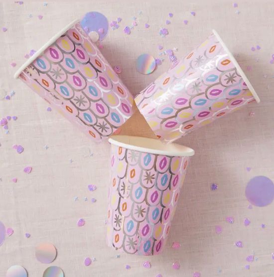 Mermaid Cups - 8 Pk