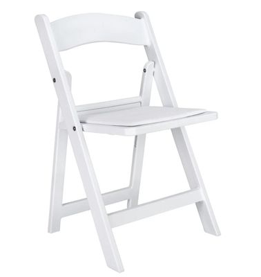 Kid's White Garden Chair