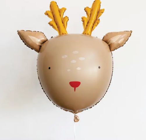 Dear Rudolph Reindeer Foil Balloon