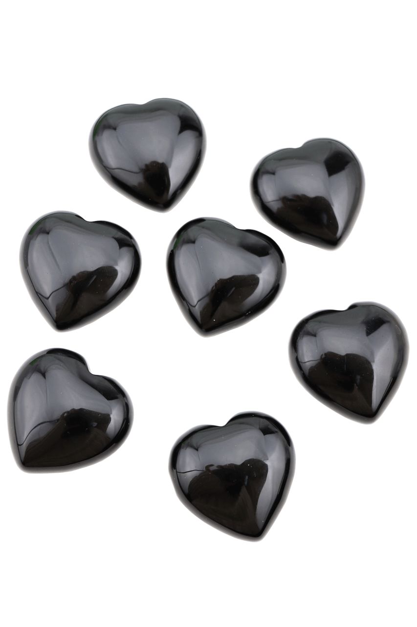 Black Obsidian Hearts