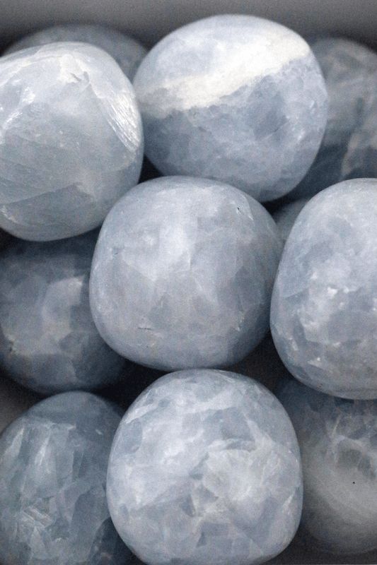 Blue Calcite Round