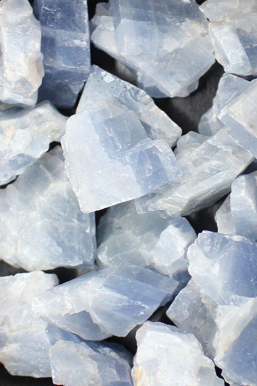 Blue Calcite Raw