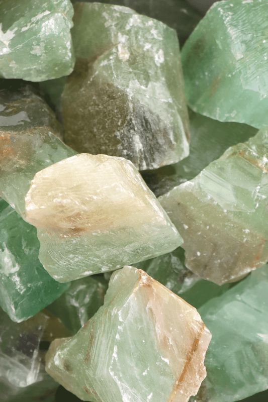 Green Calcite Raw