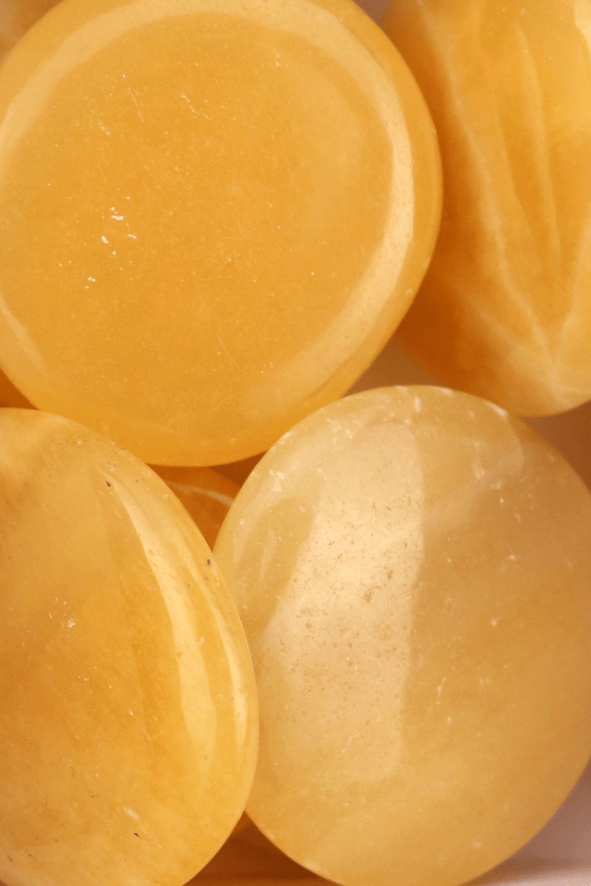 Orange Calcite Discs