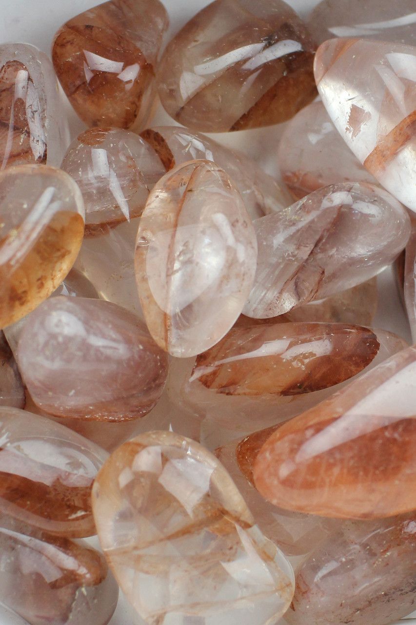 Red Hematite in Quartz