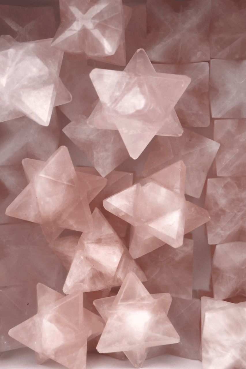 Rose Quartz Merkaba