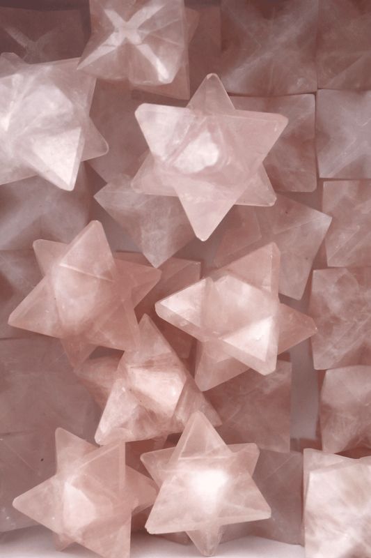 Rose Quartz Merkaba