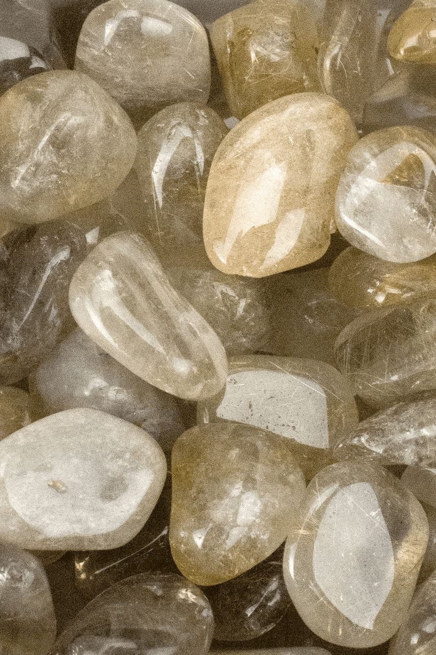 Rutilated Gold in Quartz