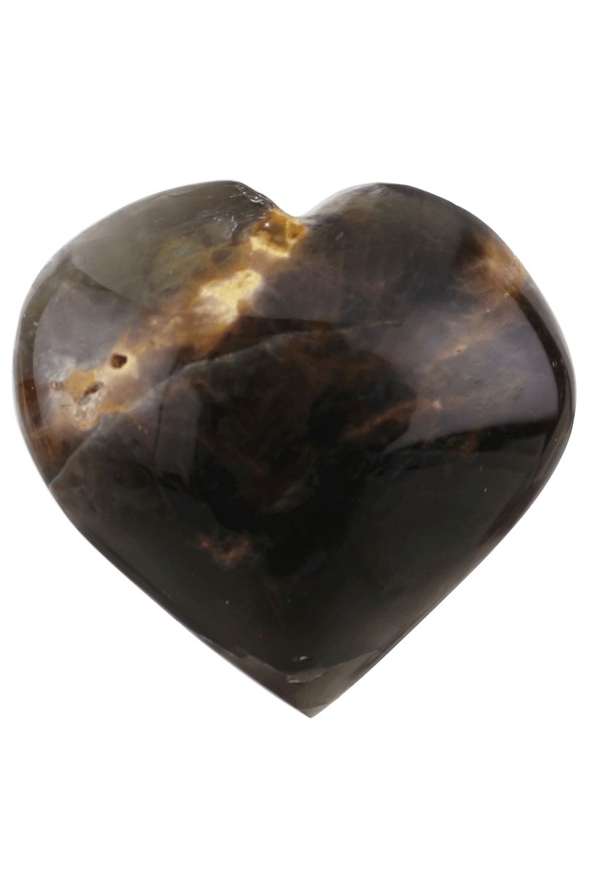 Black Moonstone Heart BMH04