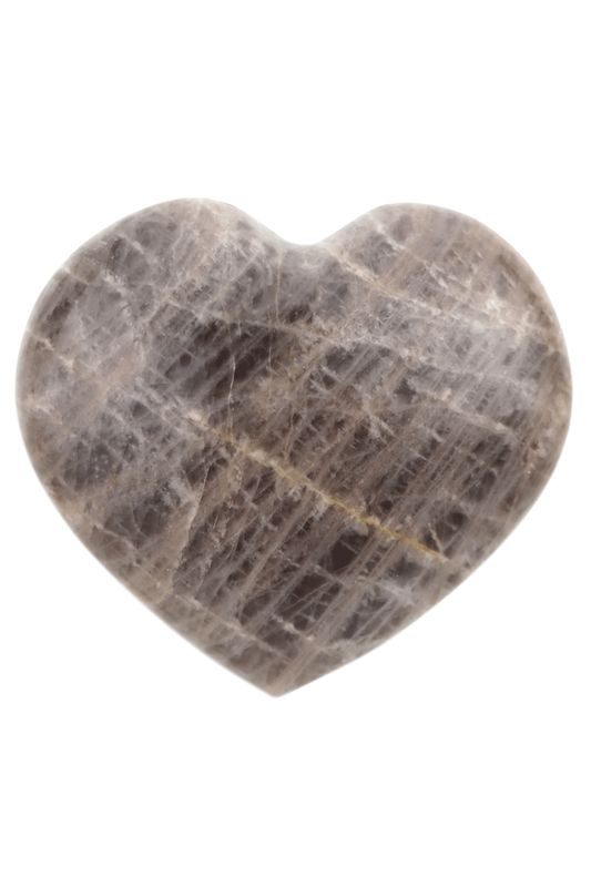 Black Moonstone Heart BMH02