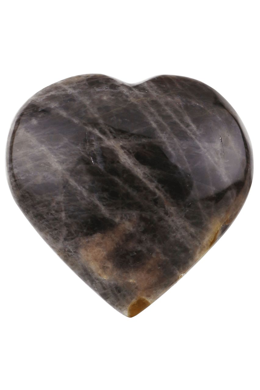Black Moonstone Heart BMH05