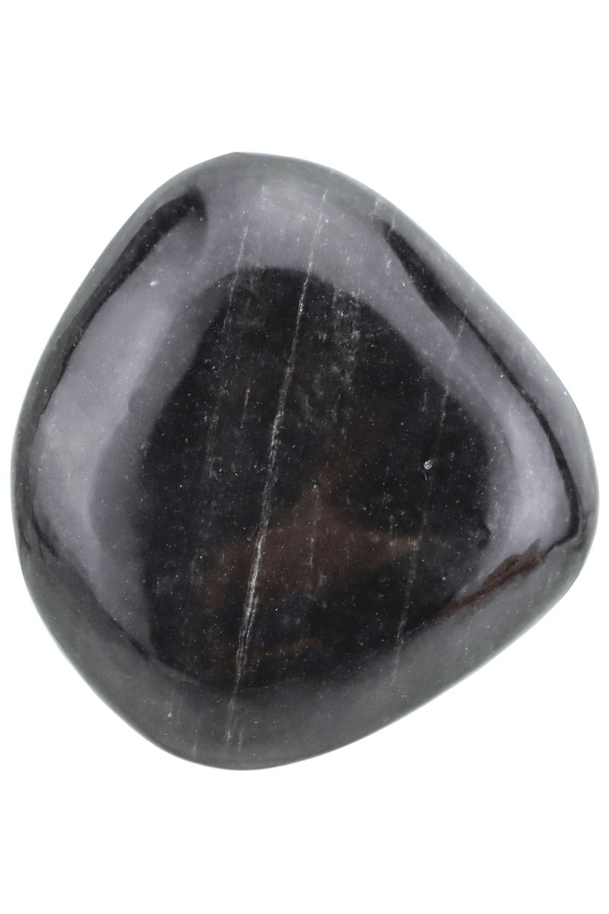 Black Obsidian Palm Stone BOP11