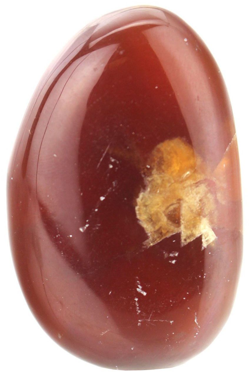 Brown Calcite Palm Stone BCP05