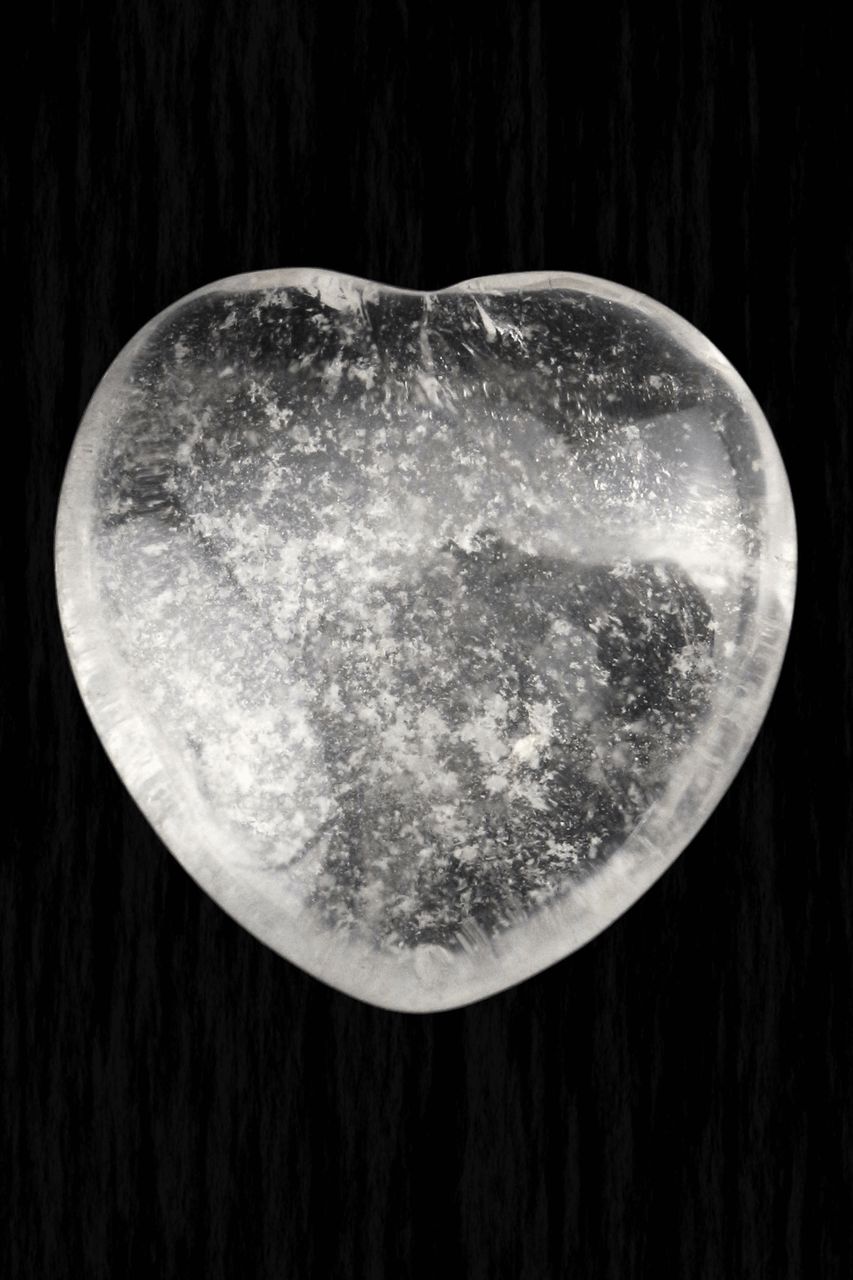 Clear Quartz Heart CLQH03