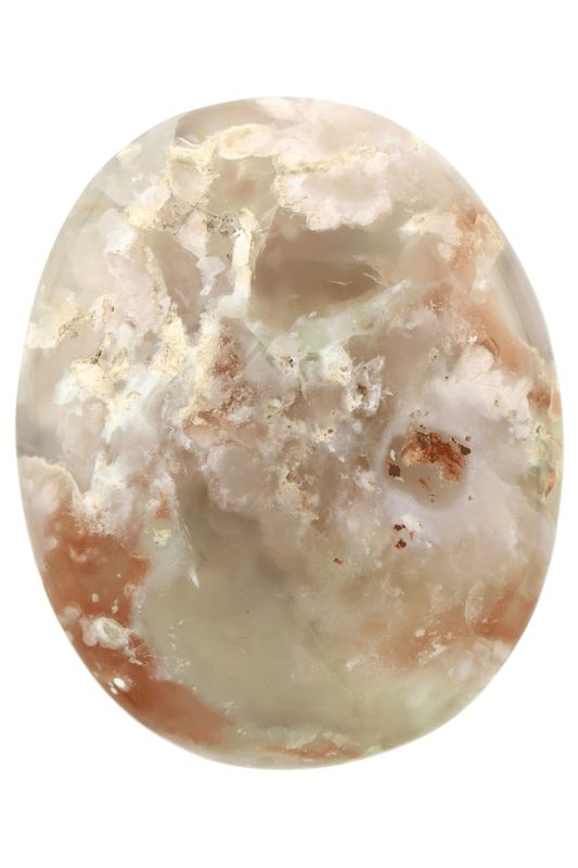 Flower Agate Palm Stone FLAP04