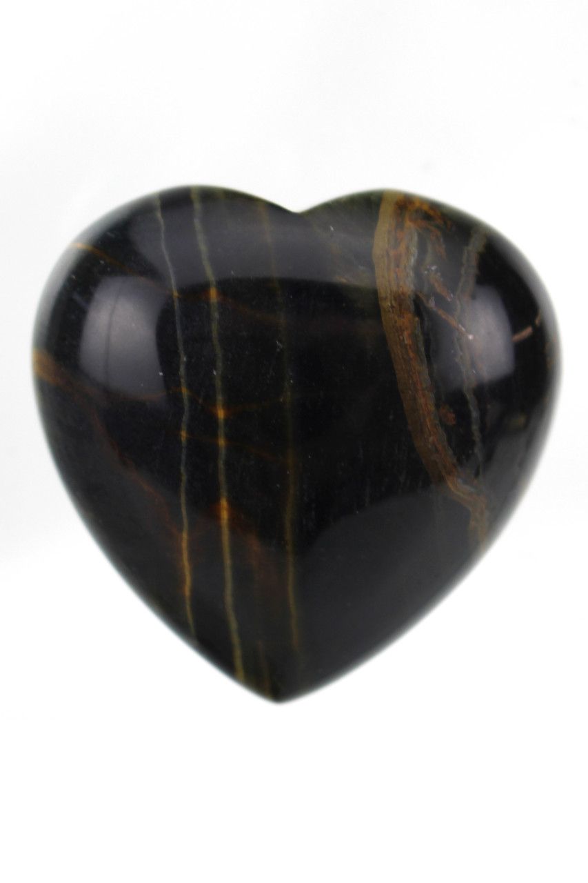 Golden Tiger Eye Heart TIGH01