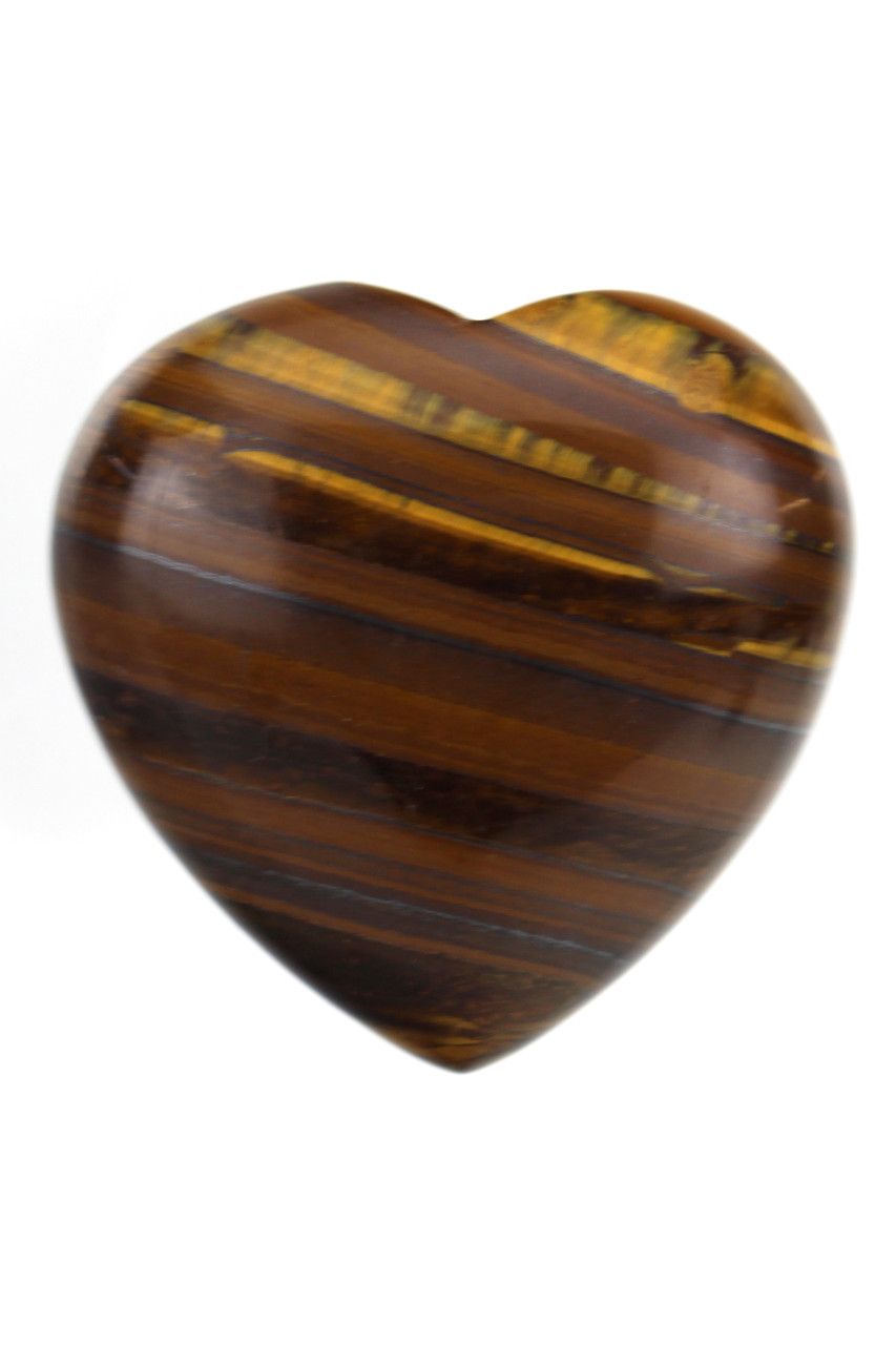Golden Tiger Eye Heart TIGH02
