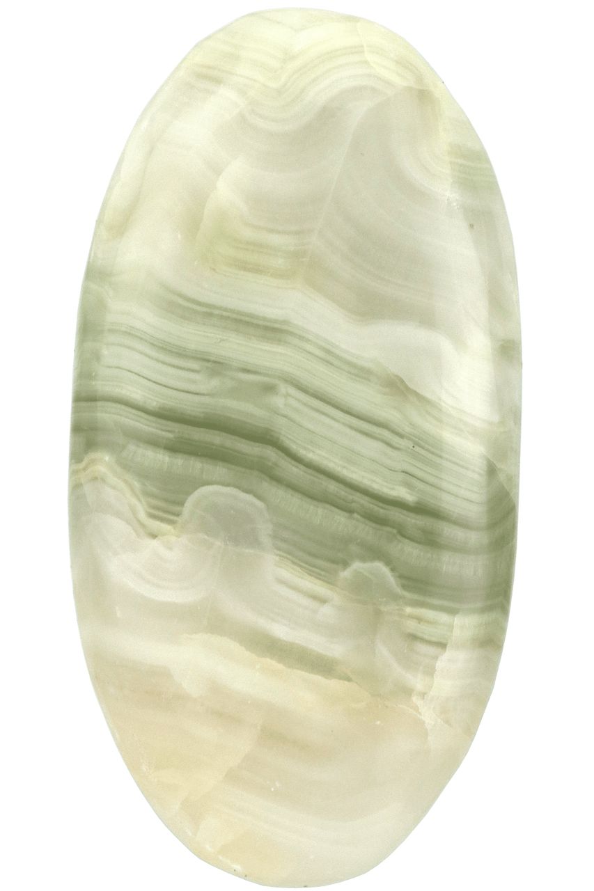 Green Onyx Palm Stone GOXP04