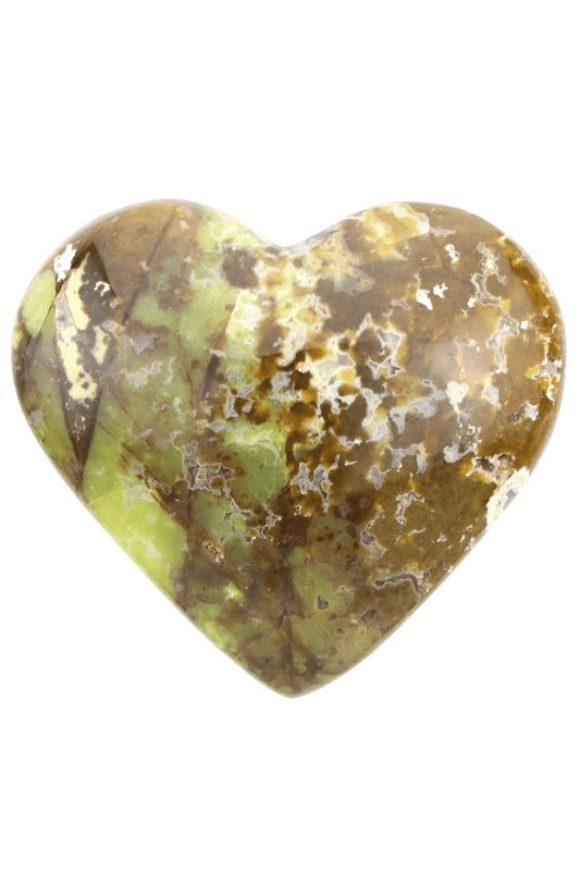 Green Opal Heart GOPH03