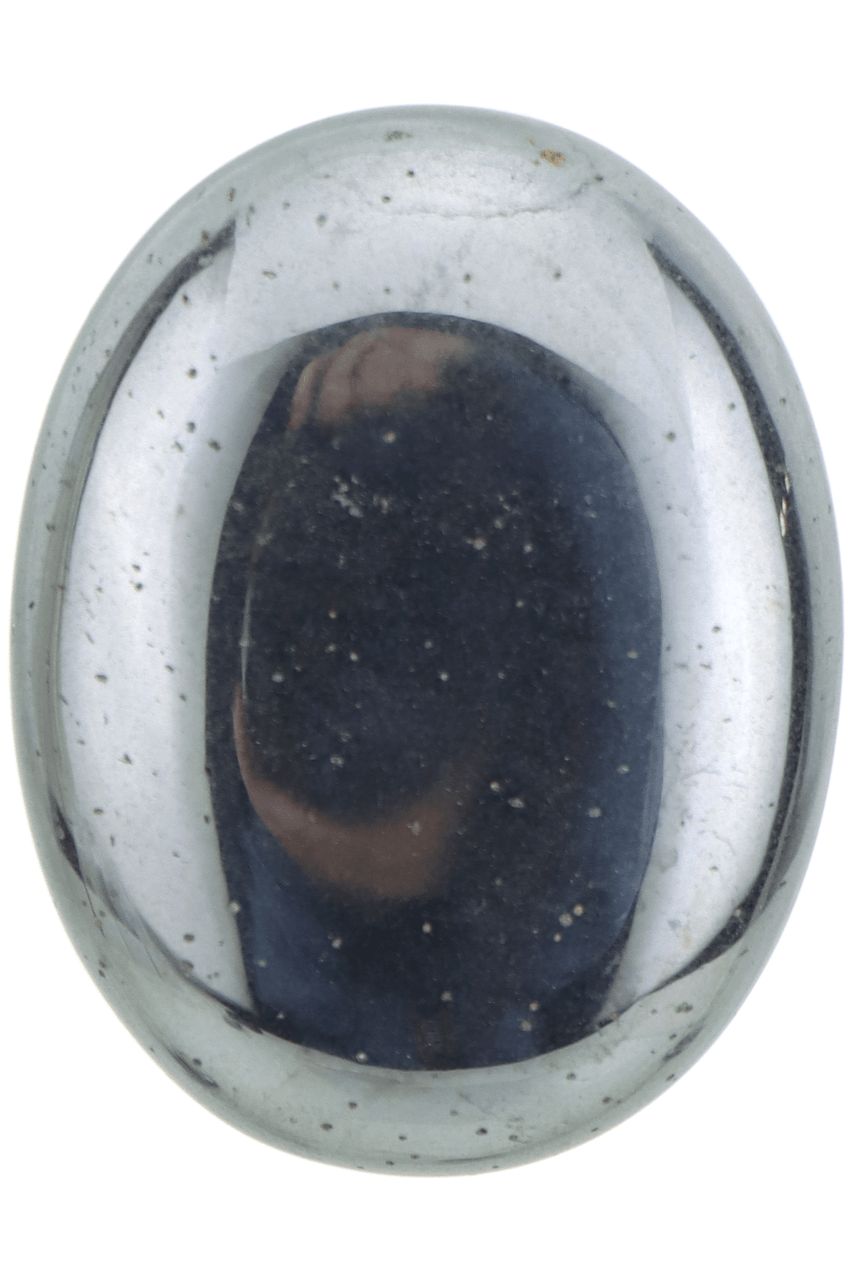 Hematite Palm Stone HETP02
