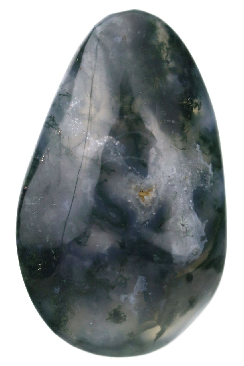 Moss Agate Palm Stone MOSP05