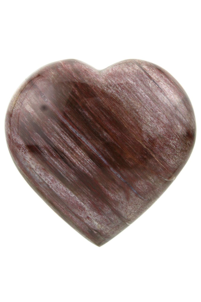 Petrified Wood Heart PWH03
