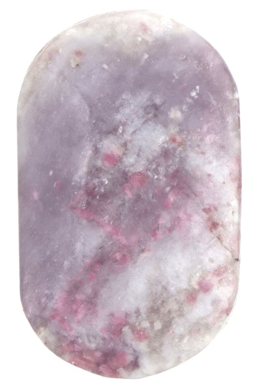 Pink Tourmaline &amp; Lepidolite Palm Stone PTLP04
