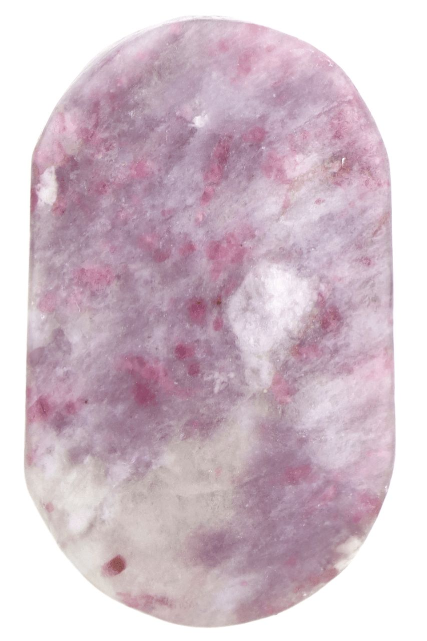 Pink Tourmaline &amp; Lepidolite Palm Stone PTLP02