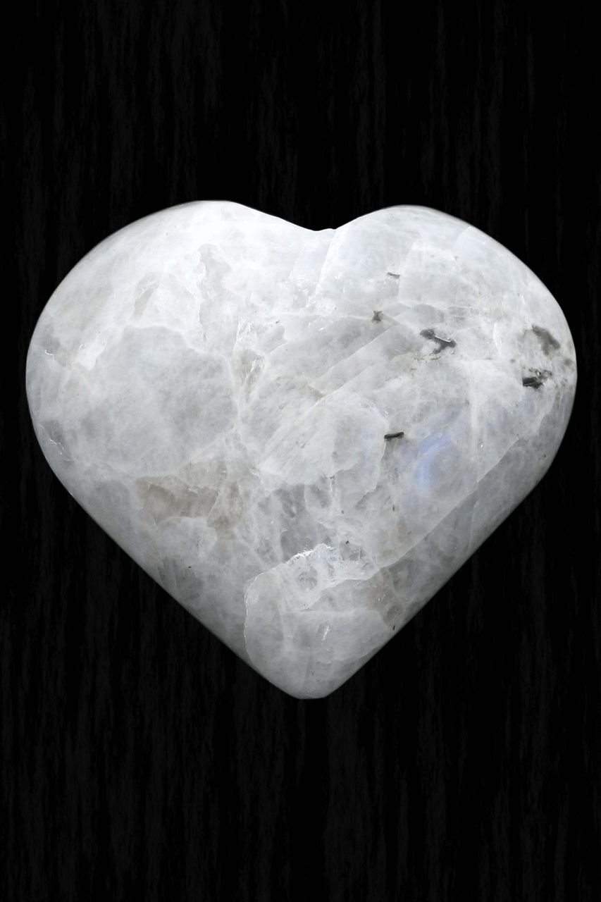 Rainbow Moonstone Heart RBWH05