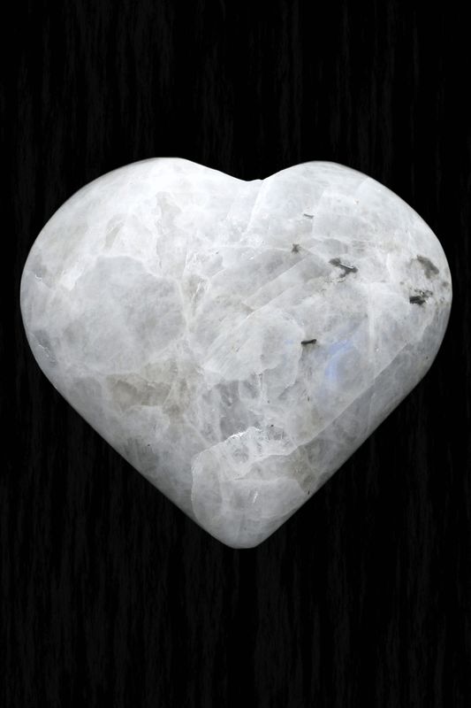 Rainbow Moonstone Heart RBWH05