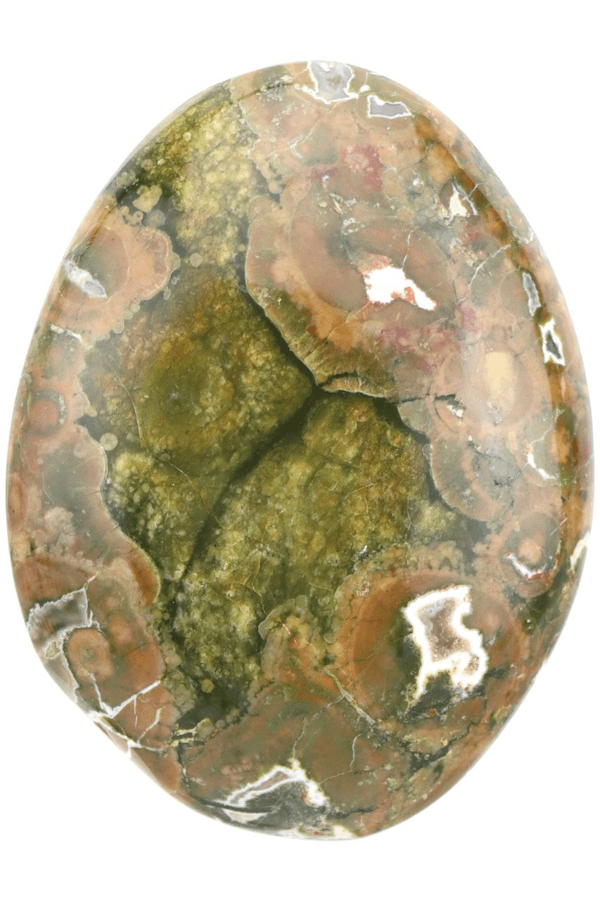 Rainforest Jasper Palm Stone RFJP01