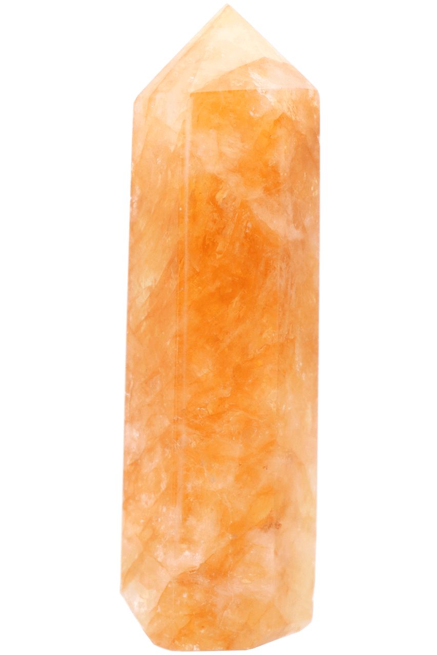 Red Hematite in Quartz Point HTQP01