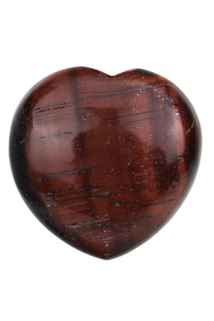 Red Tiger Eye Heart RTIH04