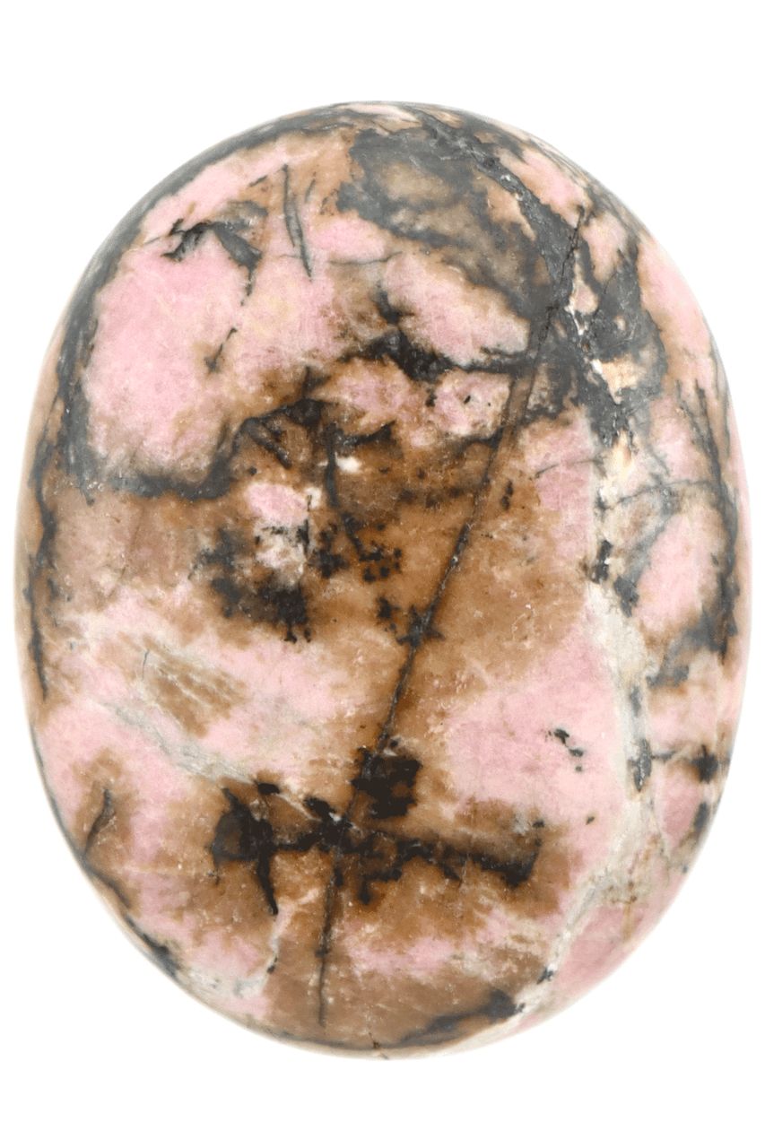 Rhodonite Palm Stone RHDP01