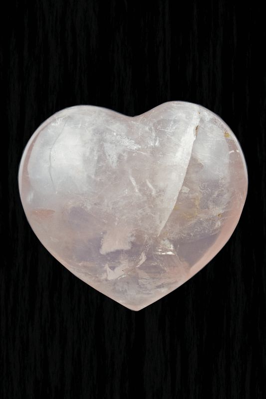 Rose Quartz Heart RQH001