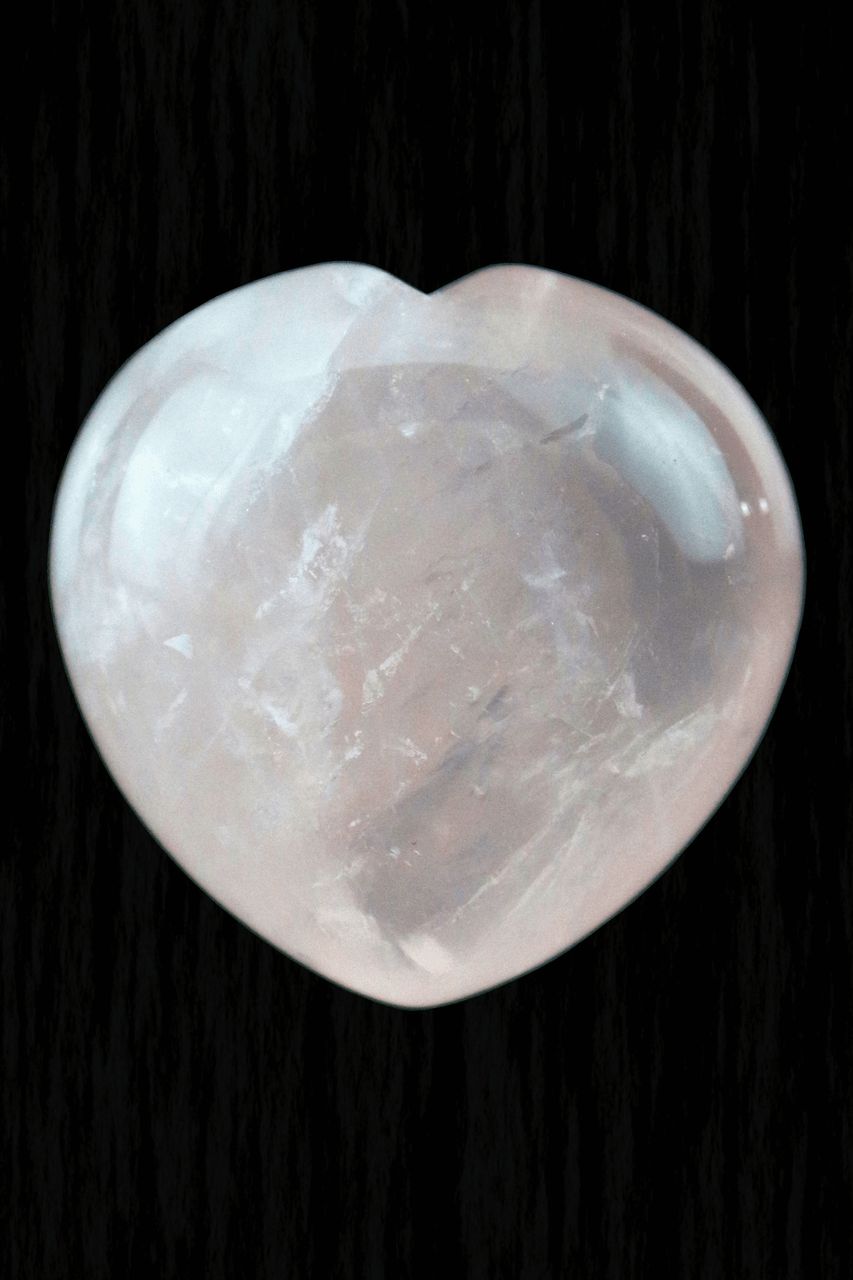Rose Quartz Heart RQH06
