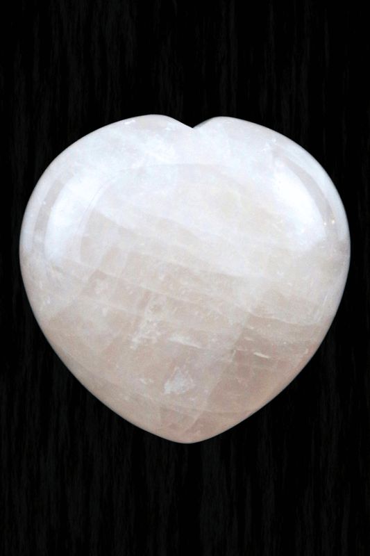 Rose Quartz Heart RQH07