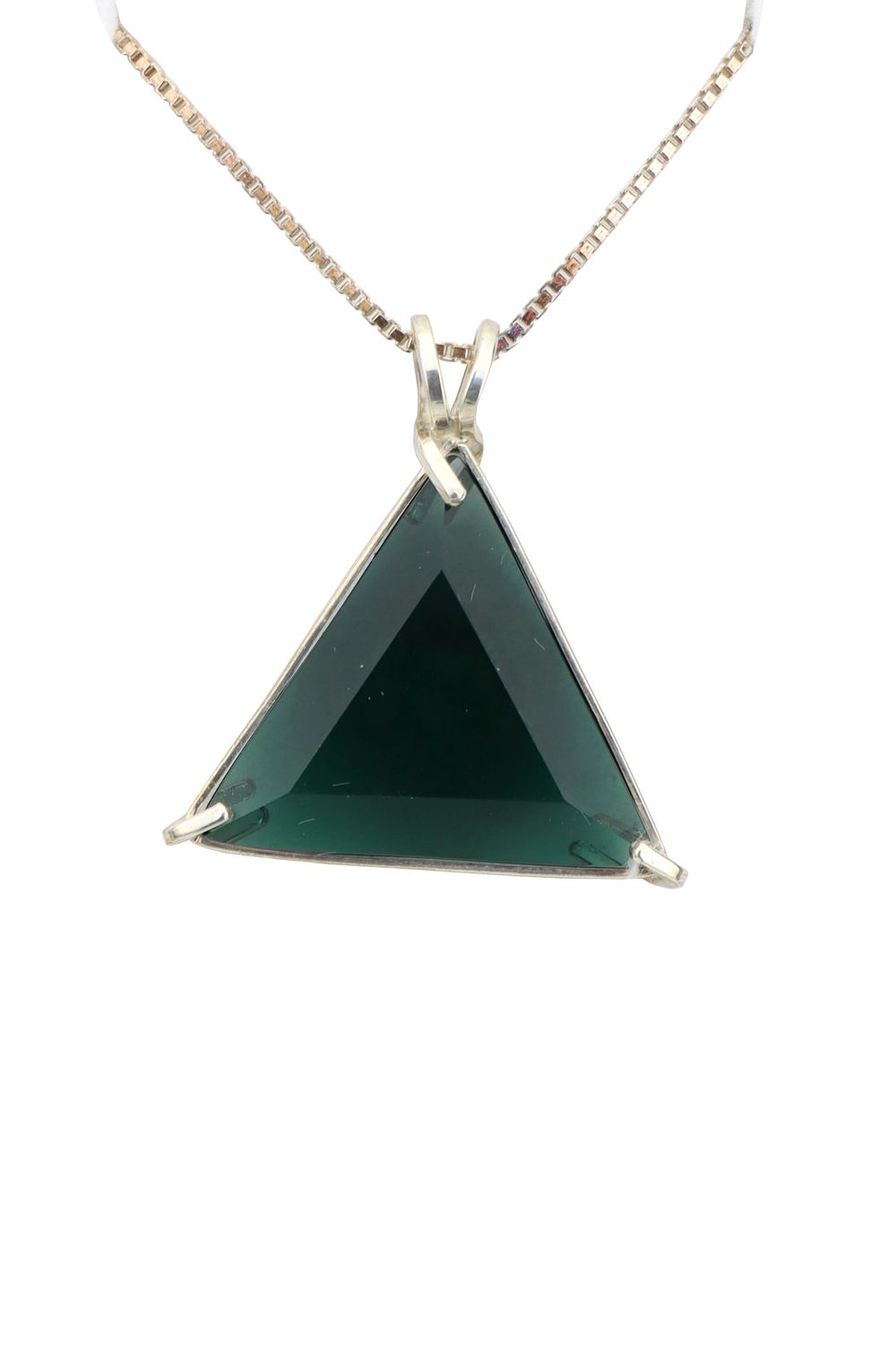 Siberian Green Quartz Star of David