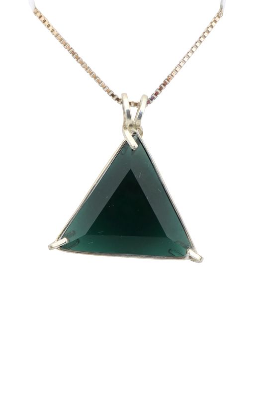 Siberian Green Quartz Star of David