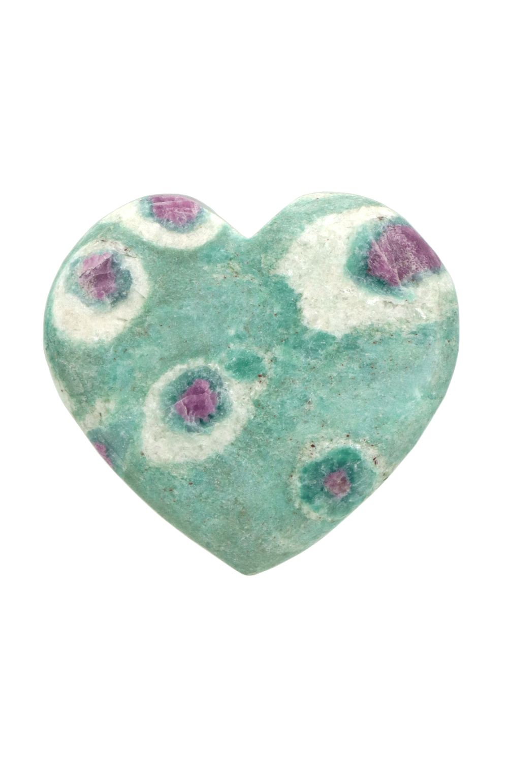 Ruby Fuchsite Heart RFH03