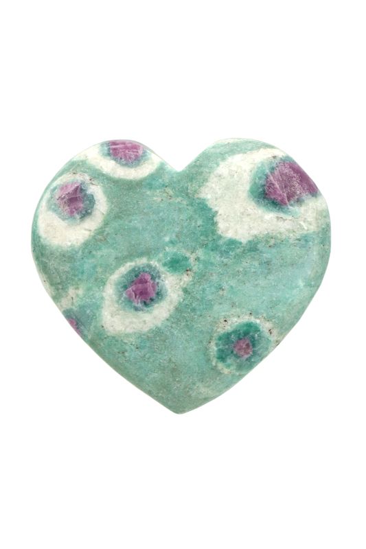 Ruby Fuchsite Heart RFH03
