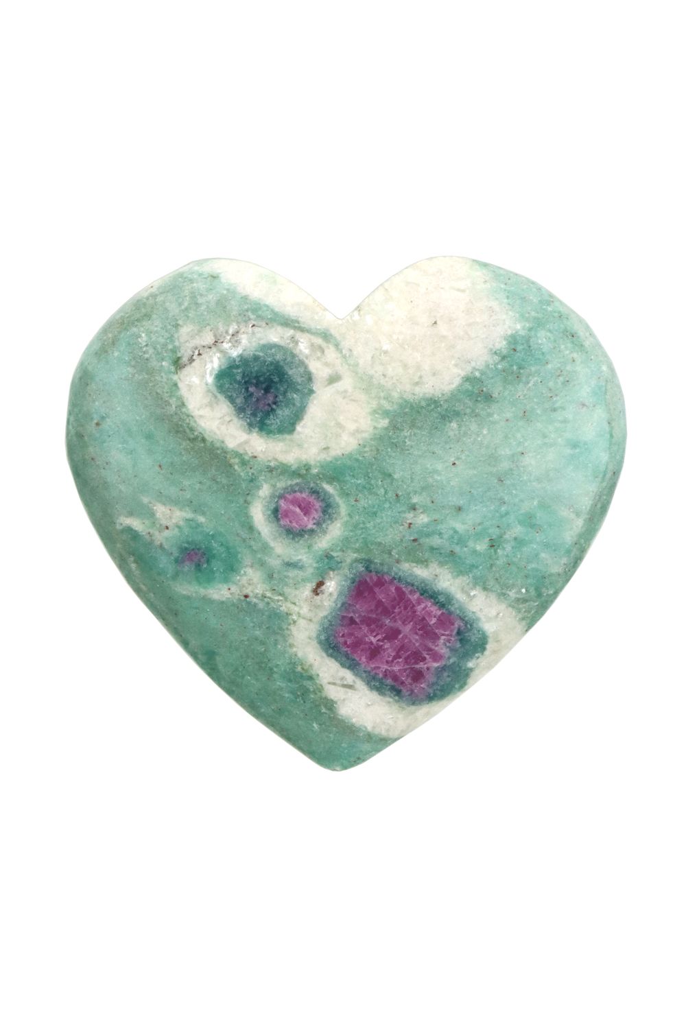 Ruby Fuchsite Heart RFH04