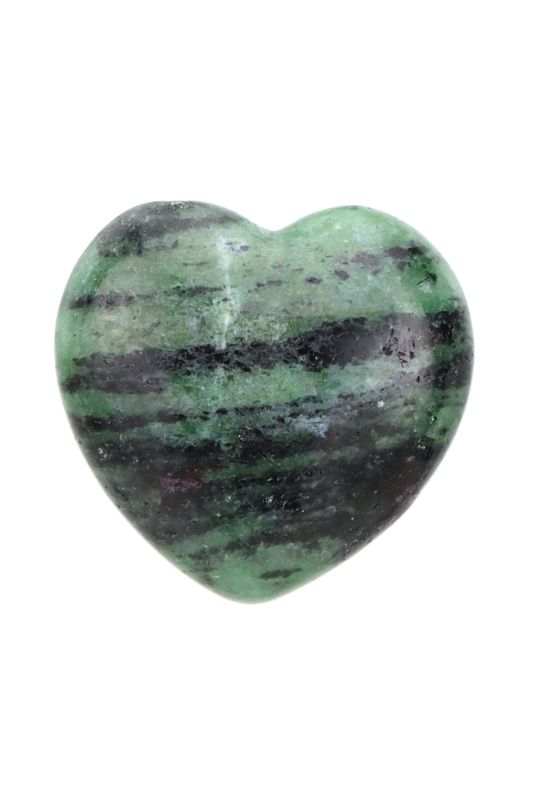 Ruby Zoisite Heart RZH01