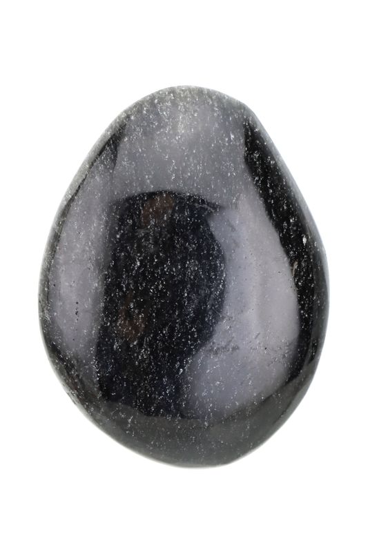 Sheen Obsidian Palm Stone SOBP02
