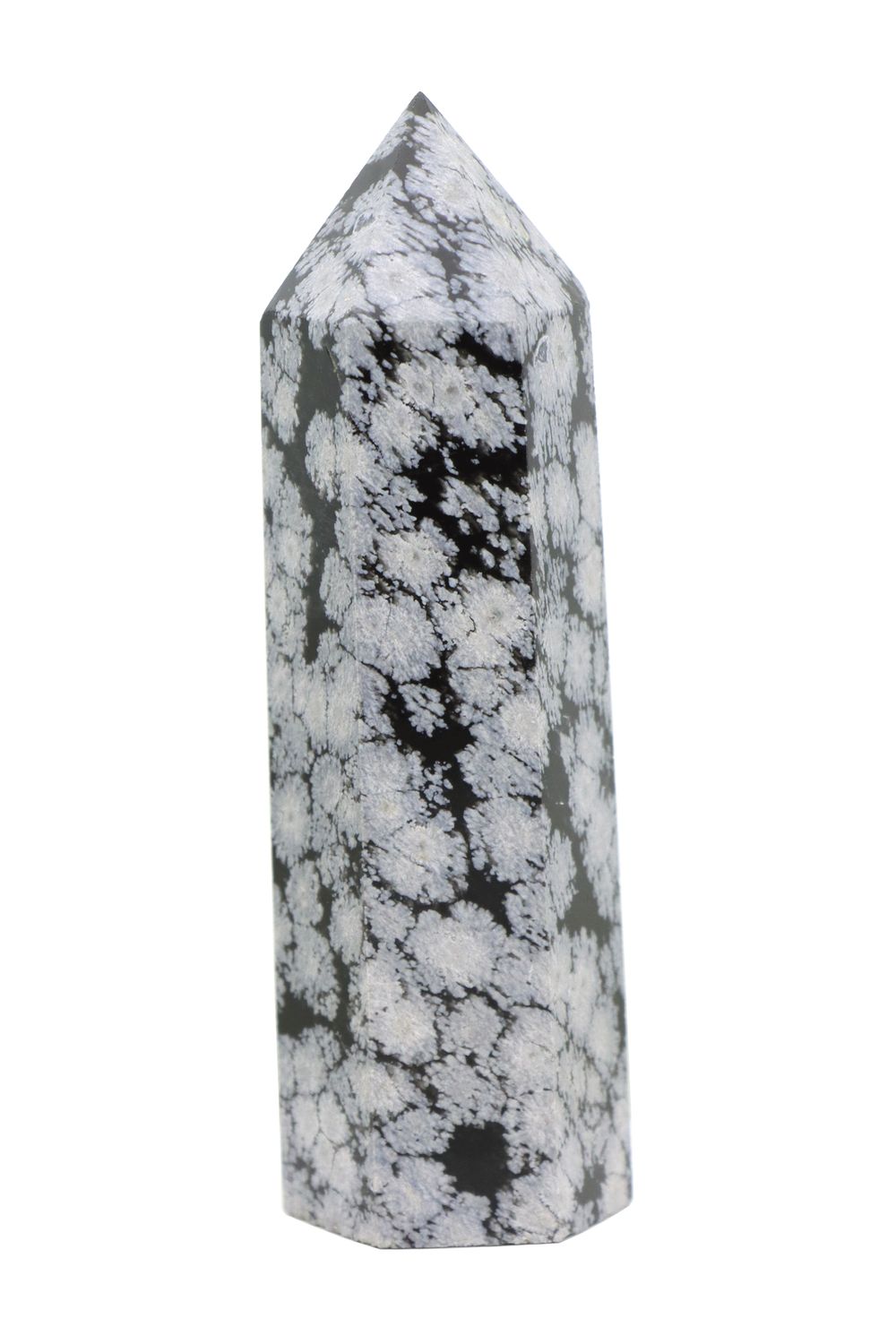 Snowflake Obsidian Point SWFP06